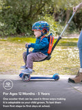 Micro Scooters Mini 3-in-1 Deluxe ride on scooter (British brand)