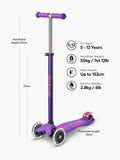 Micro Scooters Maxi Deluxe LED scooter, imported from the UK