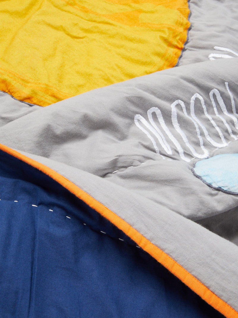 John Lewis Outer Space quilted bedspread king size (British brand)