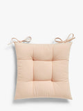 John Lewis green multi palm leaf seat pad 43x43cm, UK version