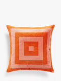 John Lewis Box Stripe Premium Velvet Cushion