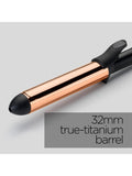 BaByliss hair curler Titanium Brilliance 32mm black - British product