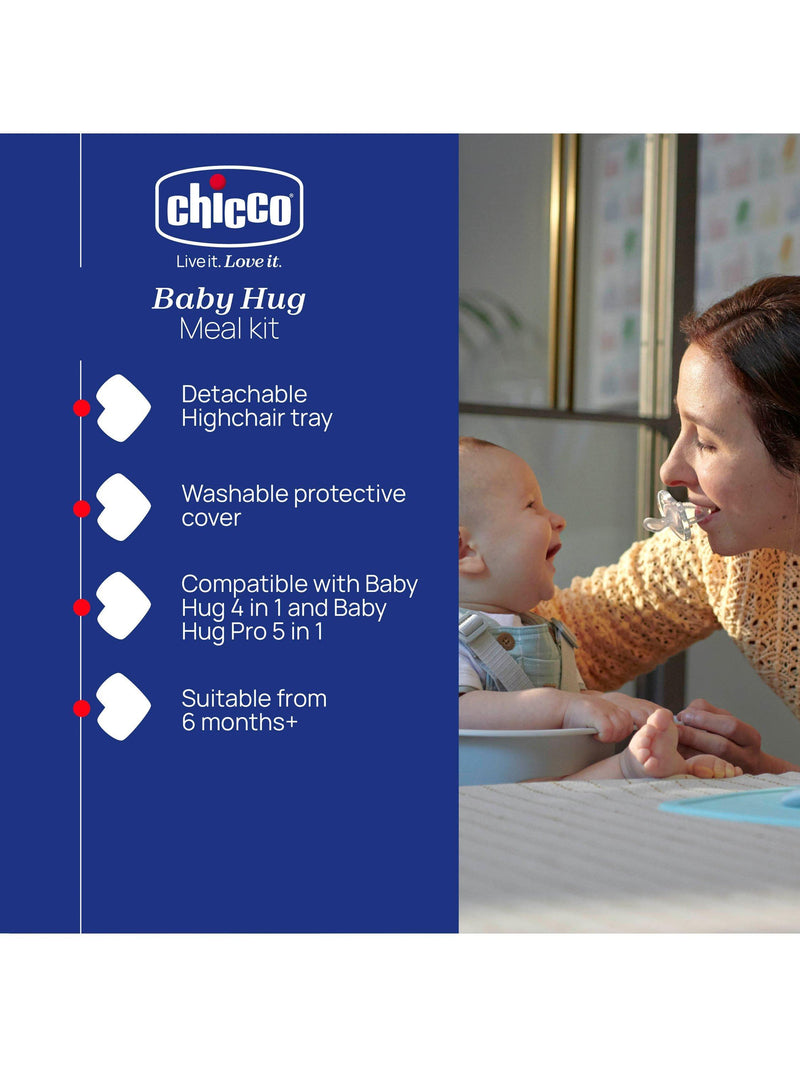 Chicco Baby Hug Meal Kit Grey White baby feeding accessory, imported from the UK