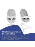 Chicco Baby Hug Meal Kit Grey White baby feeding accessory, imported from the UK