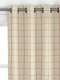 John Lewis classic check curtains or roman blind Auburn (British brand)