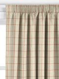 John Lewis classic check curtains or roman blind Auburn (British brand)