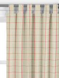 John Lewis classic check curtains or roman blind Auburn (British brand)