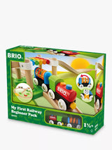 John Lewis BRIO My First Railway Beginner Pack FSC-Certified Beech Wooden Train Set- Buy online at McGrocer