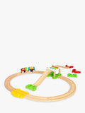 BRIO My First Railway beginner pack wooden train set 18 pieces, UK version