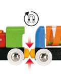 BRIO My First Railway beginner pack wooden train set 18 pieces, UK version
