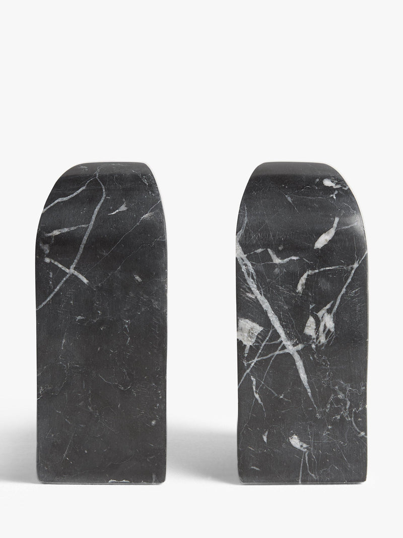 John Lewis marble bookends 16cm tall, UK version