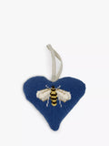 Cleopatra's Needle tapestry kit lavender bee heart 13x15cm, imported from the UK