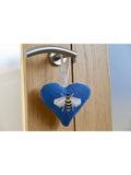 Cleopatra's Needle tapestry kit lavender bee heart 13x15cm, imported from the UK