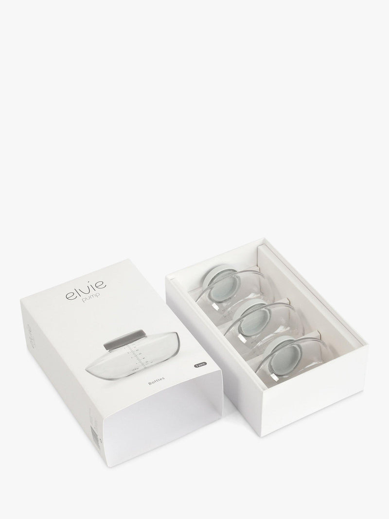 Elvie breastmilk storage bottle pack of 3 150ml - British product