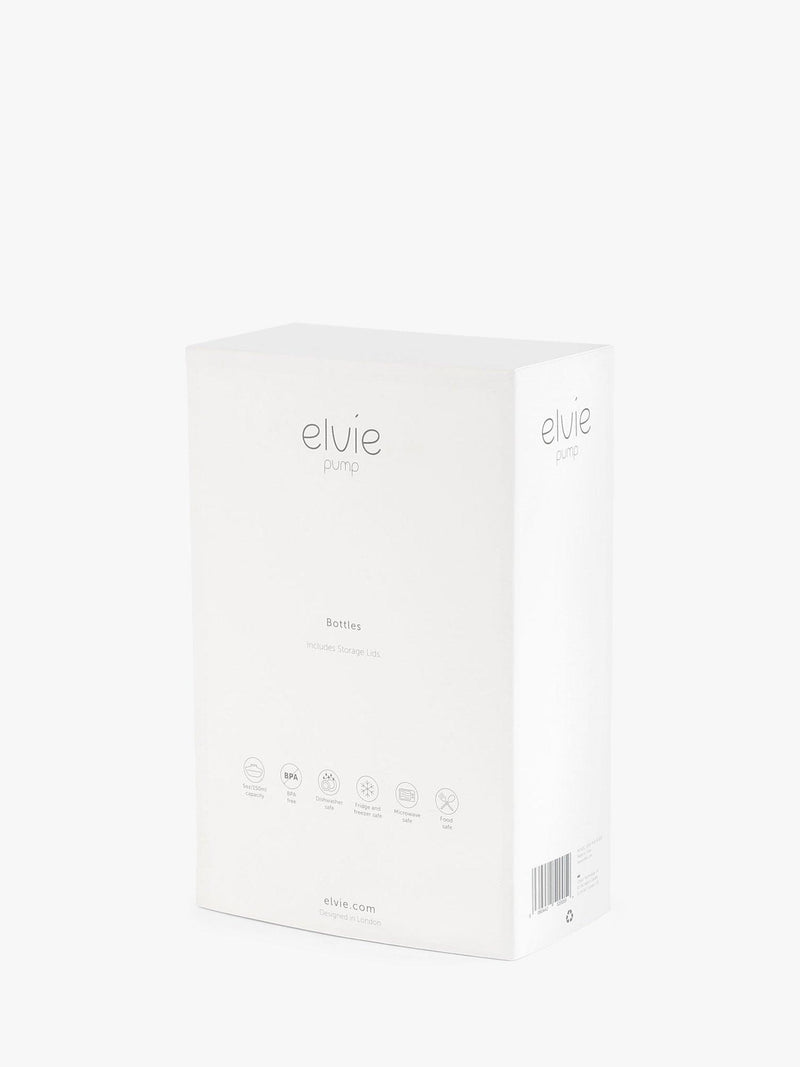 Elvie breastmilk storage bottle pack of 3 150ml - British product