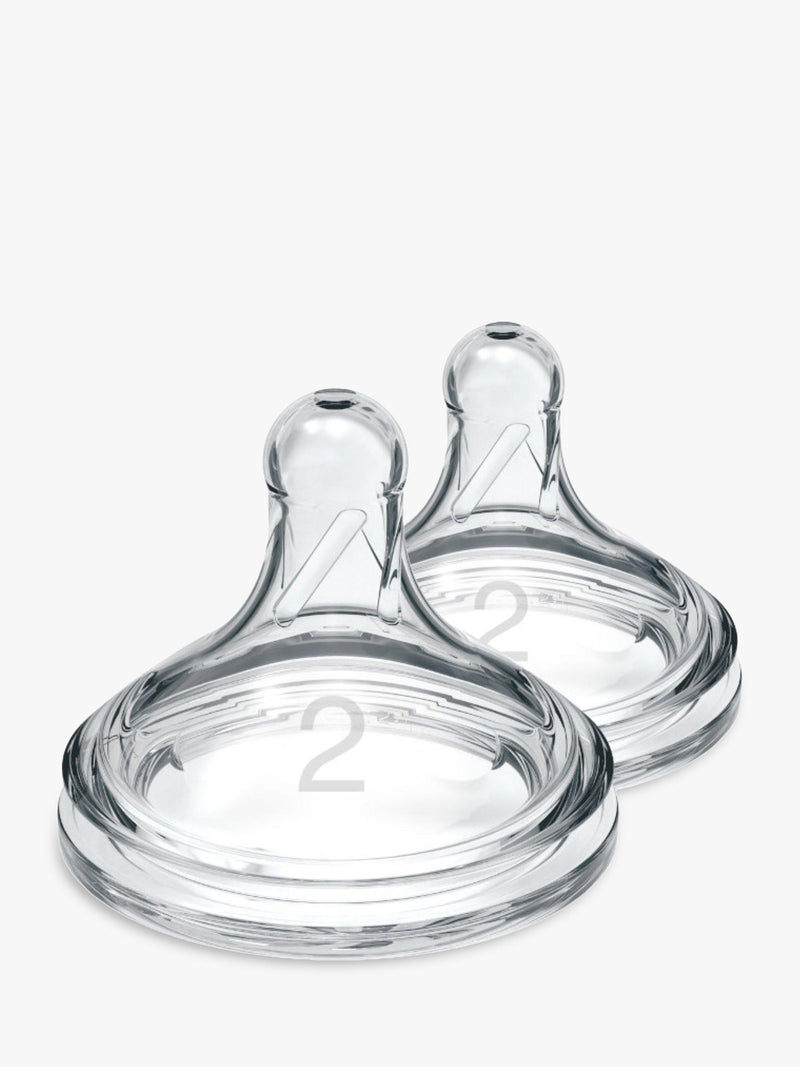 Dr Brown's wide neck teats level 2, pack of 2 - British product