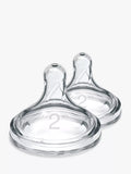 Dr Brown's wide neck teats level 2, pack of 2 - British product