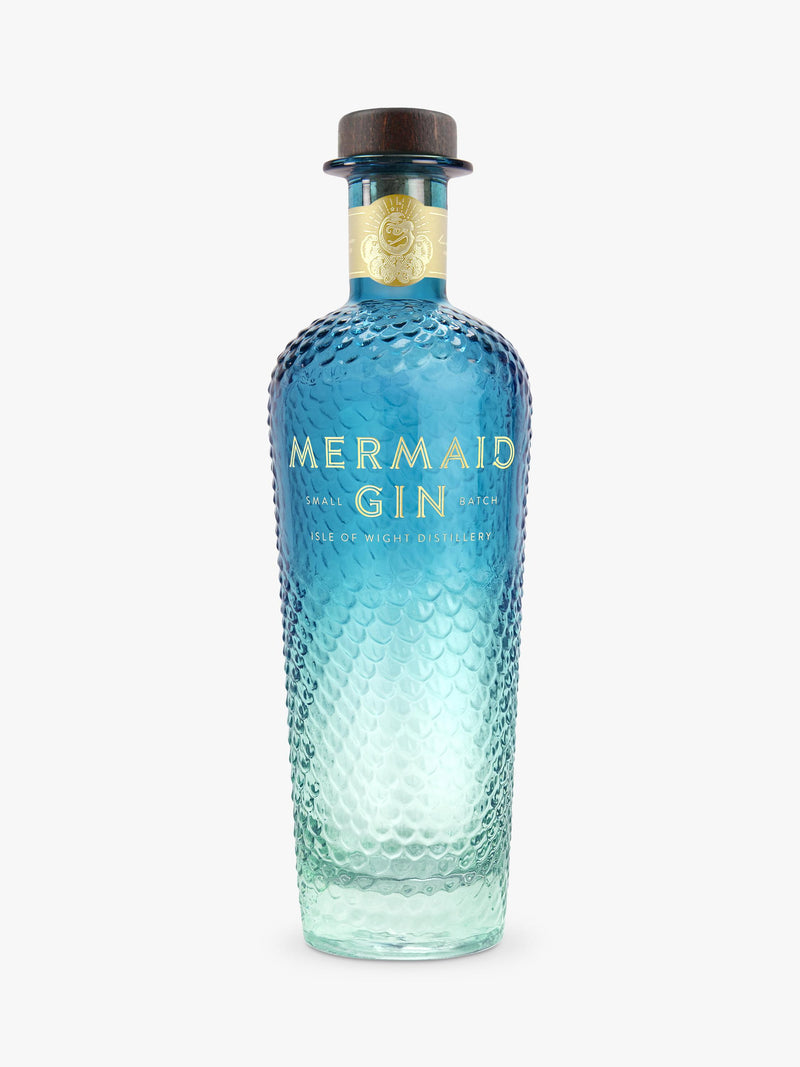 Isle of Wight Distillery Mermaid Gin 70cl, imported from the UK