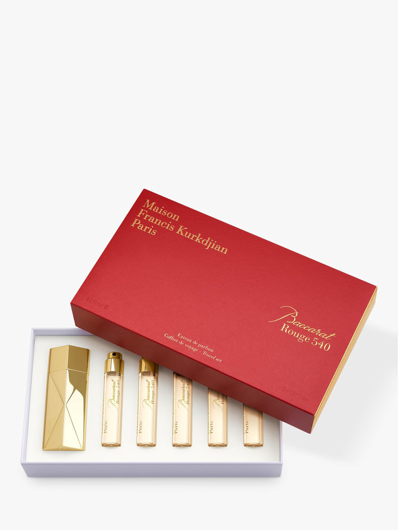 Maison Francis Kurkdjian Baccarat Rouge 540 perfume travel set 5 x 11ml, imported from the UK