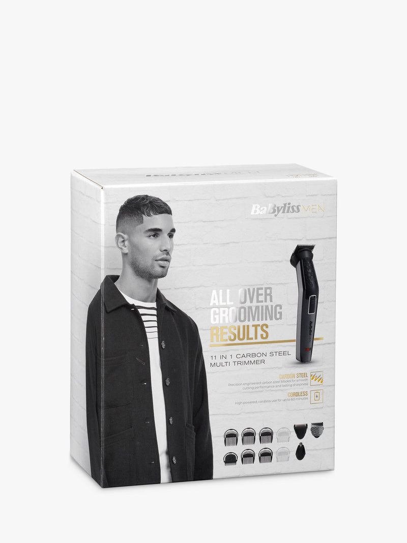 Babyliss 11-in-1 Carbon Titanium Multi Trimmer Kit in Black - British product