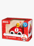 BRIO Push & Go Racer wooden toy 20cm, imported from the UK