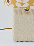 Orla Kiely ceramic table lamp Juniper Stem yellow, UK version