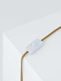 Orla Kiely ceramic table lamp Juniper Stem yellow, UK version