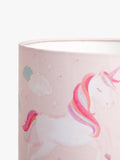 John Lewis Magical Unicorn lampshade in pink, imported from the UK