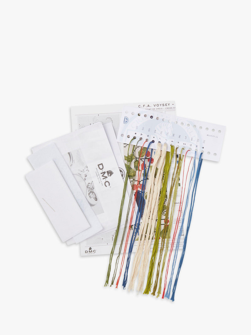DMC cross stitch kit Bird and Berry Bookmark - British product