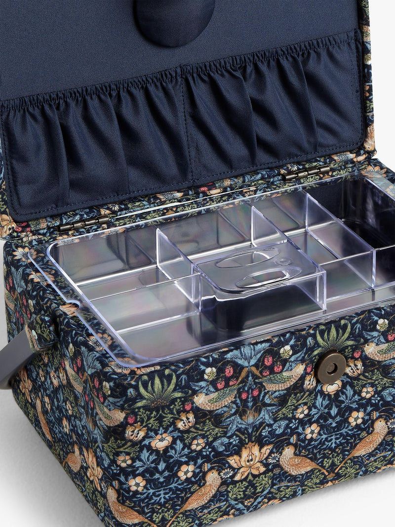 John Lewis Strawberry Thief medium sewing basket, UK version