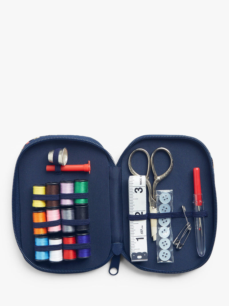John Lewis sewing kit Strawberry Thief print navy, UK version