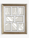 John Lewis multi photo frame in champagne finish for 8 photos, 4x6 inches, UK version