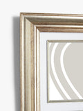 John Lewis multi photo frame in champagne finish for 8 photos, 4x6 inches, UK version
