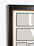 John Lewis multi-aperture photo frame black gold 13 photos (British brand)
