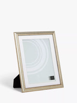 John Lewis John Lewis Ribbed Certificate Photo Frame with Mount Champagne A4 (21x30cm)- Buy online at McGrocer