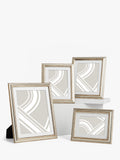 John Lewis ribbed photo frame champagne finish - British product