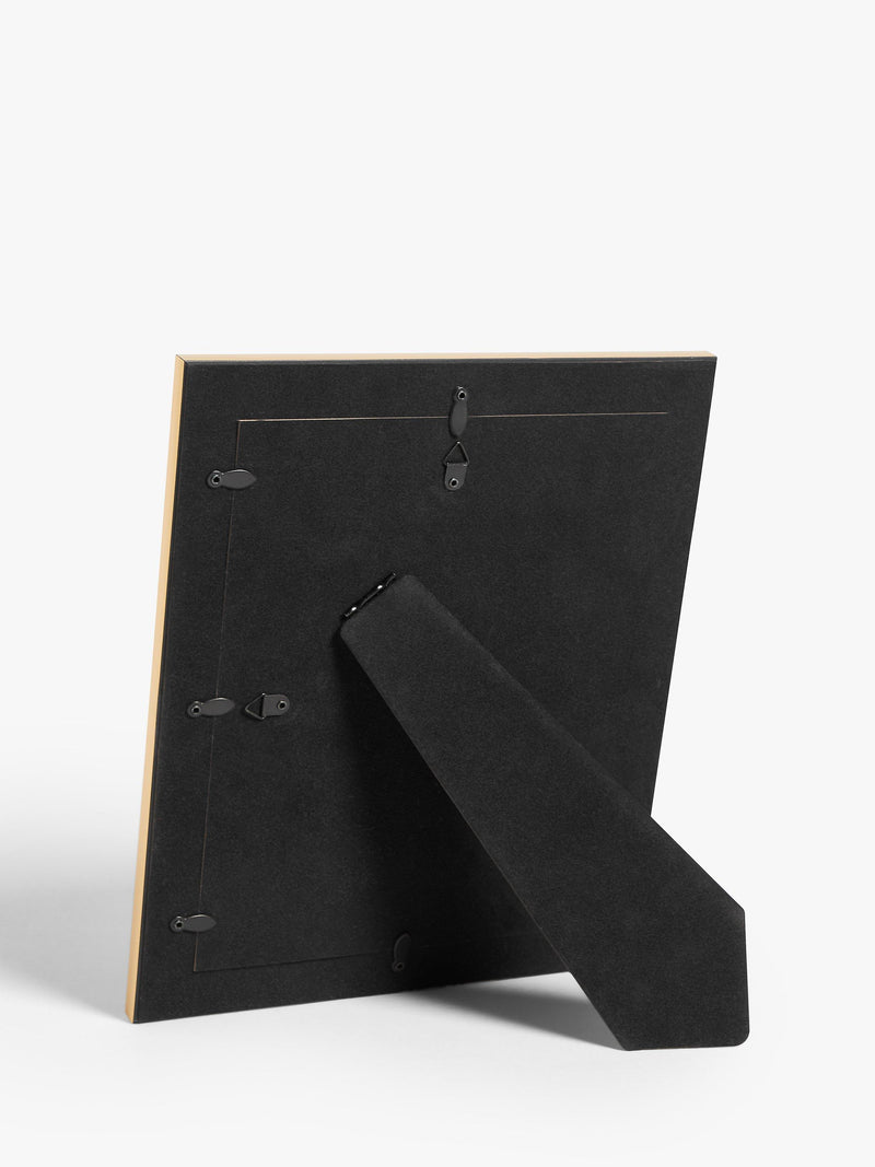 John Lewis flat wood effect photo frame black gold 30.6 cm, UK version