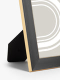 John Lewis flat wood effect photo frame black gold 30.6 cm, UK version