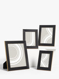 John Lewis flat wood effect photo frame black gold 30.6 cm, UK version
