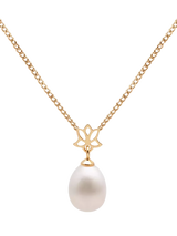 John Lewis E.W Adams 9ct Yellow Gold Freshwater Pearl Pendant Necklace, White- Buy online at McGrocer