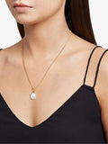 E.W Adams freshwater pearl pendant necklace 9ct gold, imported from the UK