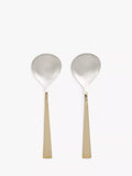 John Lewis Kainoosh serving spoons gold finish, imported from the UK