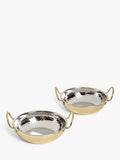 John Lewis Kainoosh Gold Balti Serving Dish Set 2, UK version