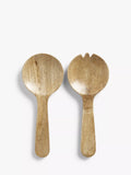 John Lewis FSC-certified mango wood salad servers (British brand)