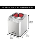 Magimix Gelato Expert ice cream maker 2L silver (British brand)