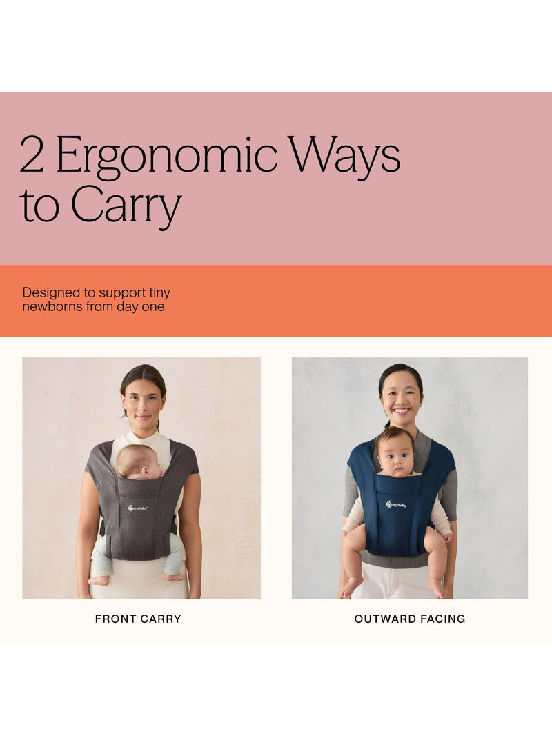 Ergobaby Embrace baby carrier - British product