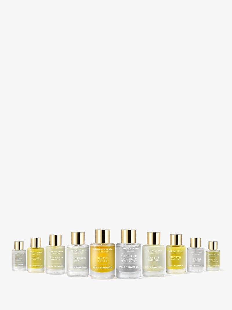 Aromatherapy Associates bath and shower oil collection 10 x 9ml - British product