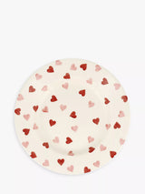 John Lewis Emma Bridgewater Pink Hearts Dinner Plate Pink/Multi 27cm- Buy online at McGrocer