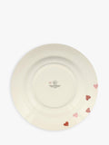 Emma Bridgewater pink hearts dinner plate 27cm, UK version