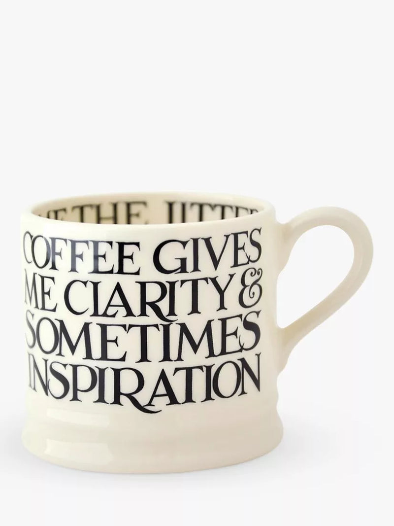Emma Bridgewater Black Toast small mug 175ml, imported from the UK